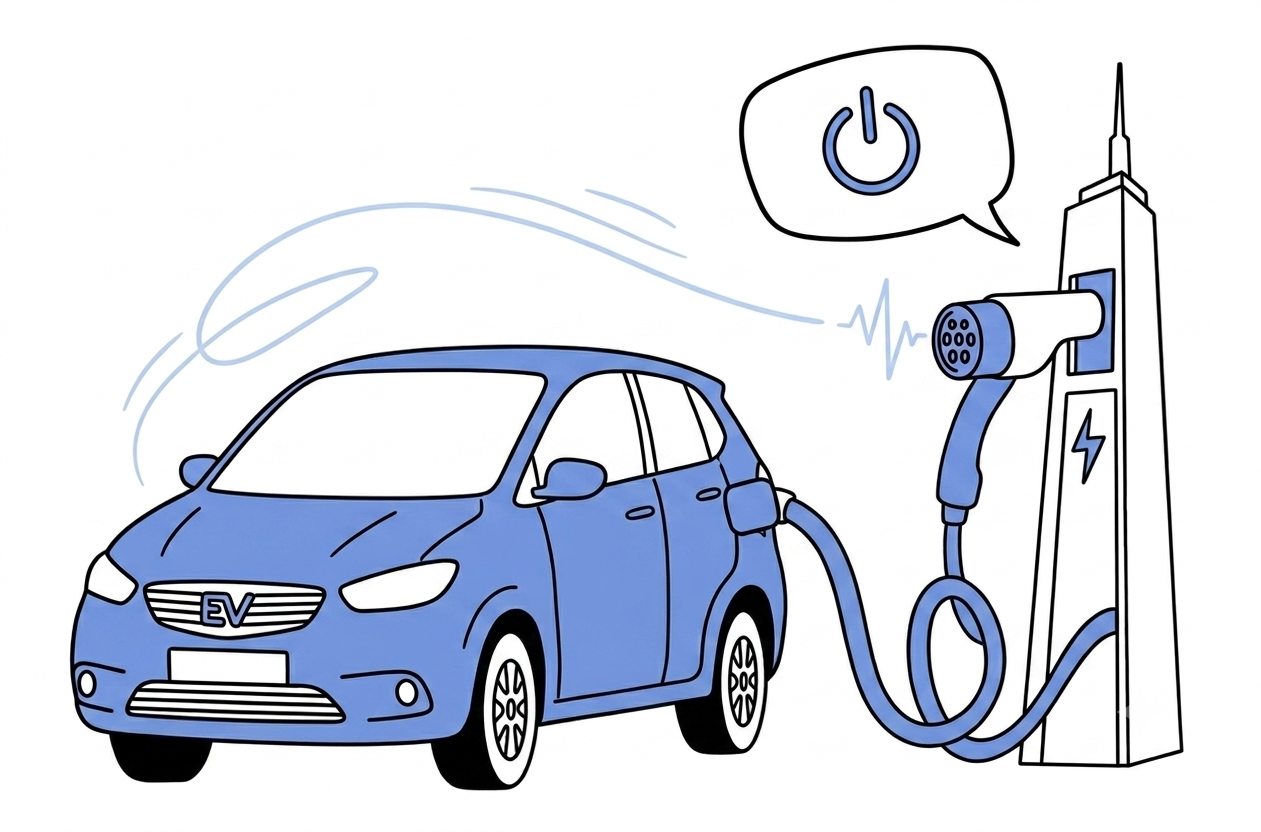 Nouvelle borne de recharge rapide installée